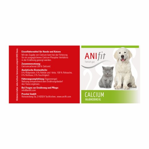 Hond Kat B.A.R.F. Voedingssupplementen Calcium 250g 1 Stuk -3- Anifit
